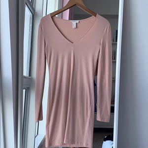 Body con pink dress medium